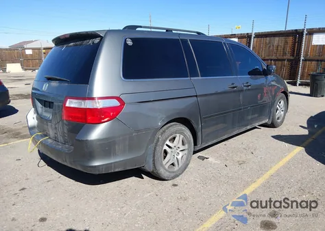 2007 Honda Odyssey Ex-L из США, поврежденный, VIN 5FNRL38757B429034